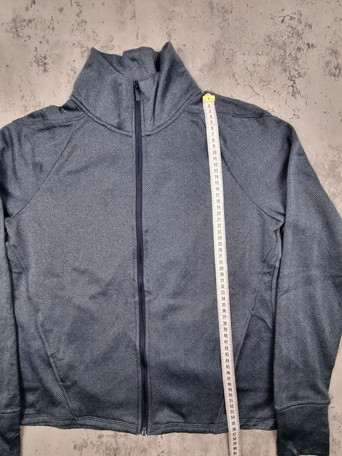 Veste zippée Champion bleu gris – Taille S Femme (mesures en photos) - photo numéro 7