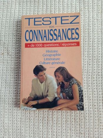 Livre testez vos connaissances
