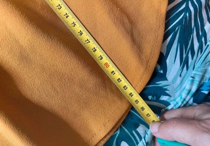 Veste chemise taille 38 couleur moutarde - photo numéro 7