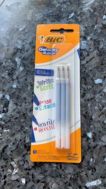 Recharge Bic Gel-ocity illusion