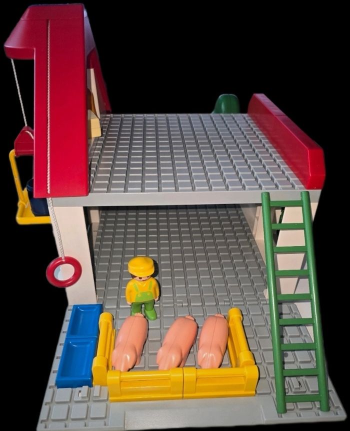 123  playmobil grande ferme 6800 vintage 1990 - photo numéro 4