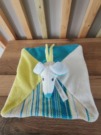 Souris jaune et bleu happy horse