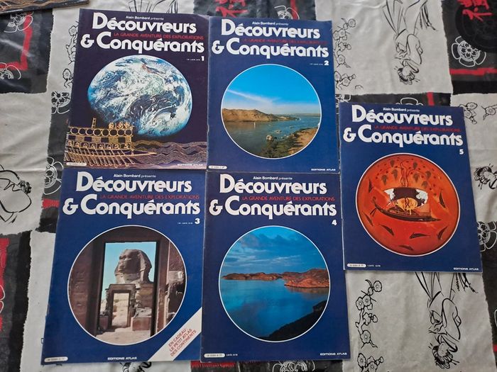 Lot 6 magazines Découvreurs et Conquérants