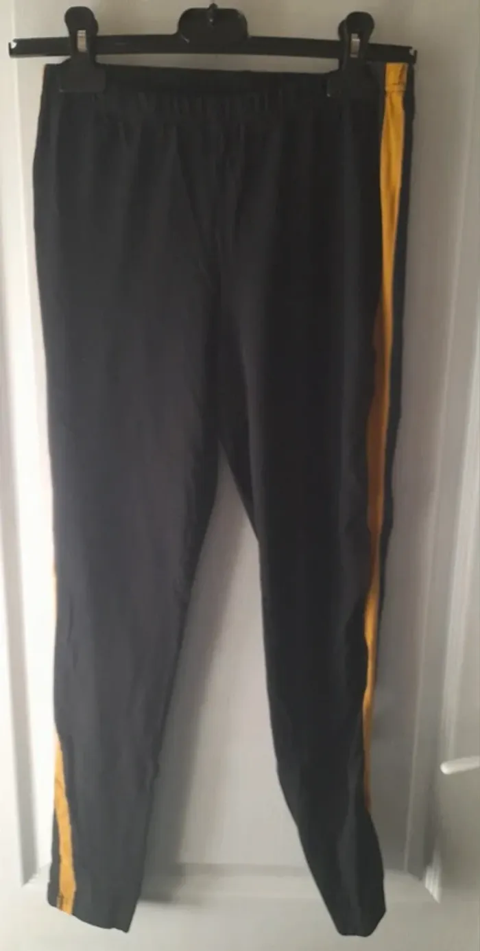 Legging noir/moutarde 42
