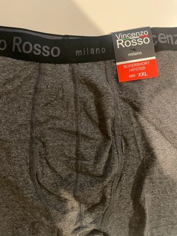 6 Boxers Vincenzo Rosso Coton Stretch XXL - photo numéro 3