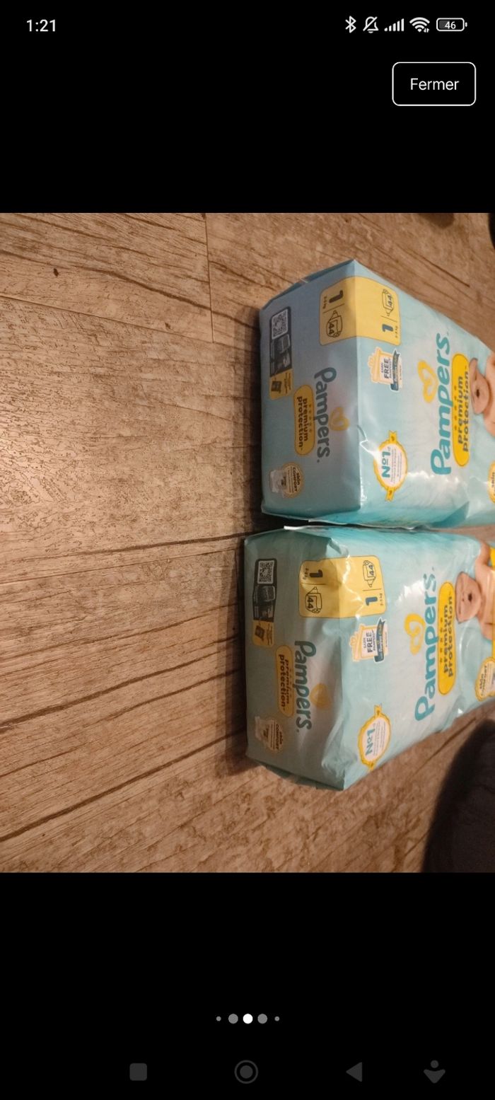 Couche Pampers taille 1 - photo numéro 6