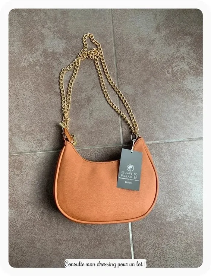 Sac à main marron