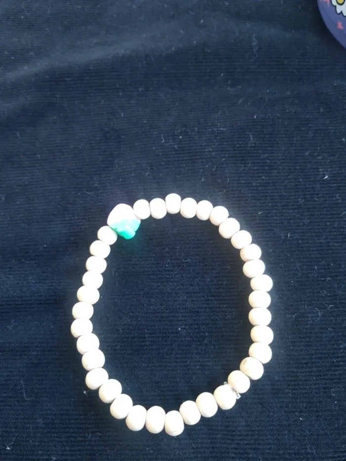 Bracelet Fille Perles Bois Fraise - photo numéro 3