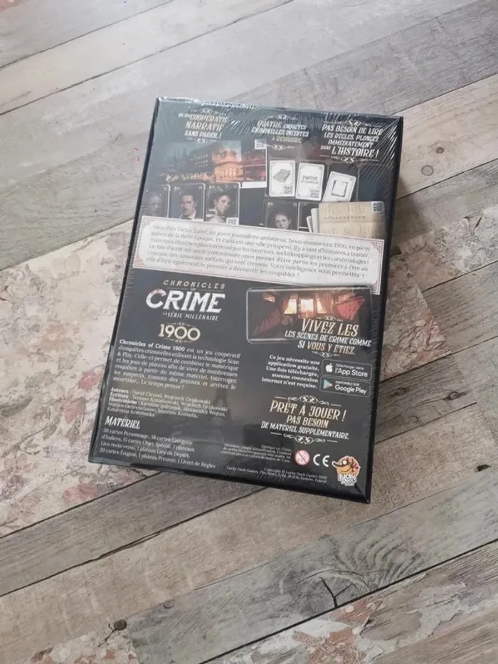 🔍 Chronicles of Crime : Millénaire 1900 - Neuf sous Blister 🎲 - photo numéro 2