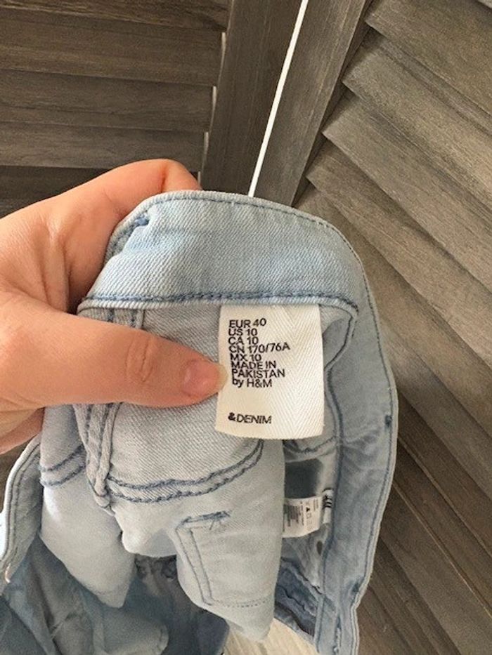 short H&M bleu clair taille 40 - photo numéro 6