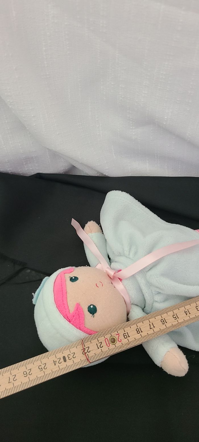 Kaloo Tendresse poupée Azure robe bleu 25 cm - photo numéro 5