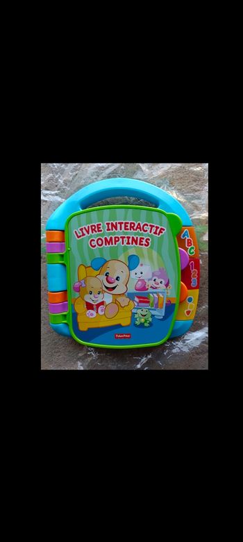 Livre interactif comptines de VTech sonore et lumineux 