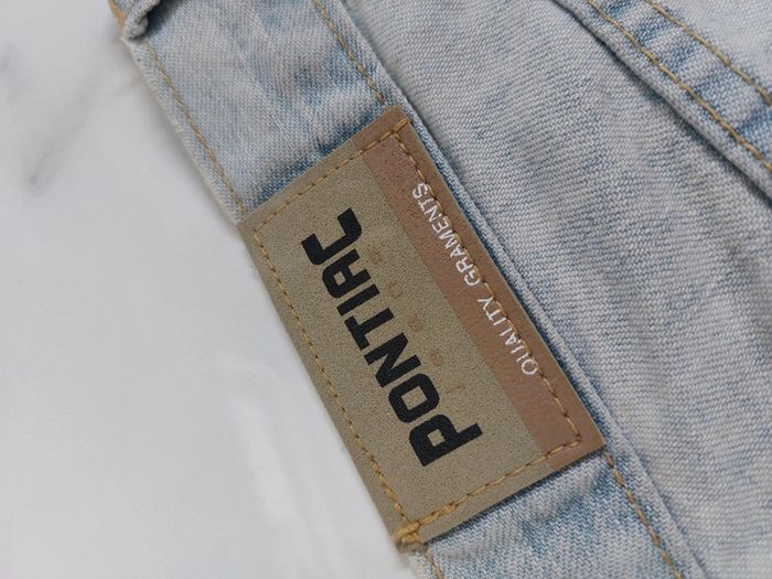 Jean jambes larges évasées pattes d'éléphant Pontiac femme taille 36 - photo numéro 4
