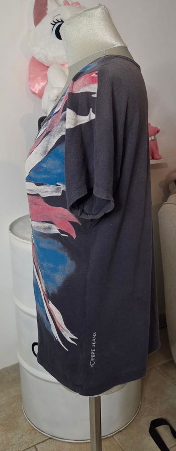 T-shirt PEPE JEANS London Drapeau UK – Style Vintage – T.M
