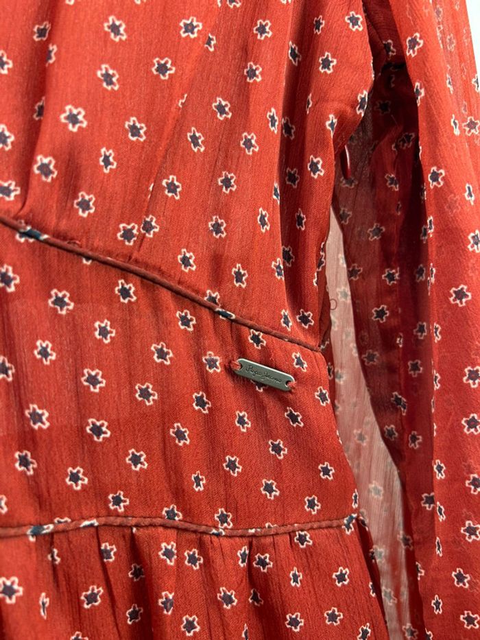 Robe longue Rouge Pepe Jeans L / 40 neuve - photo numéro 6