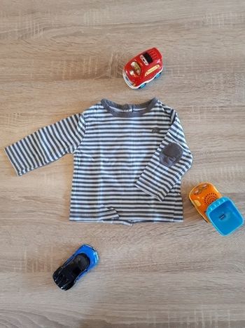 T shirt manches longues 3 mois kitchoun