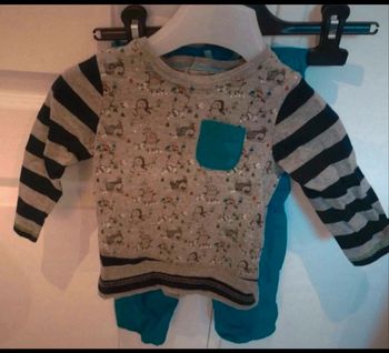 Ensemble t shirt et pantalon garçon orchestra 12 mois