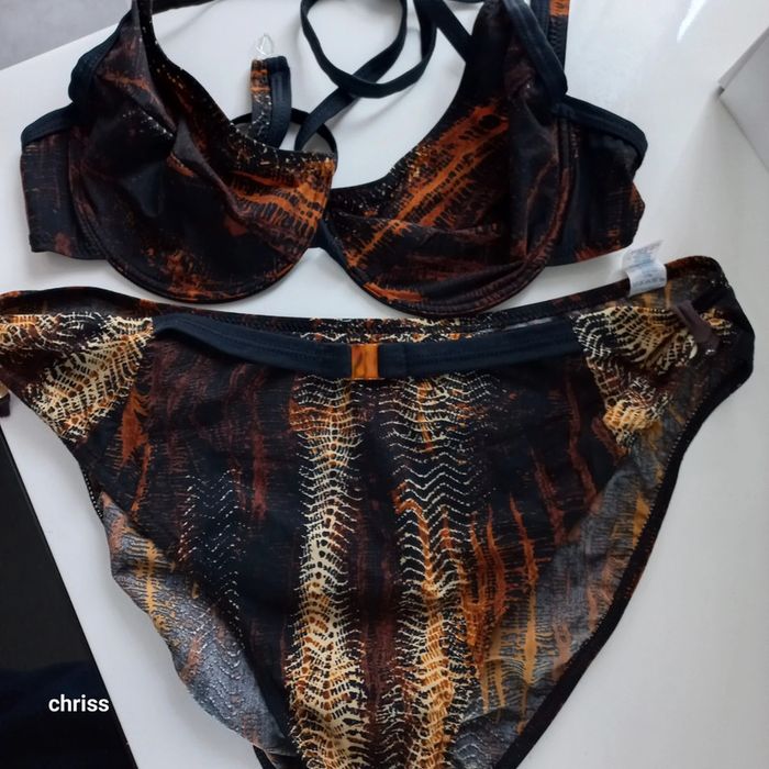 Maillot 2 pieces motif leopard - photo numéro 3