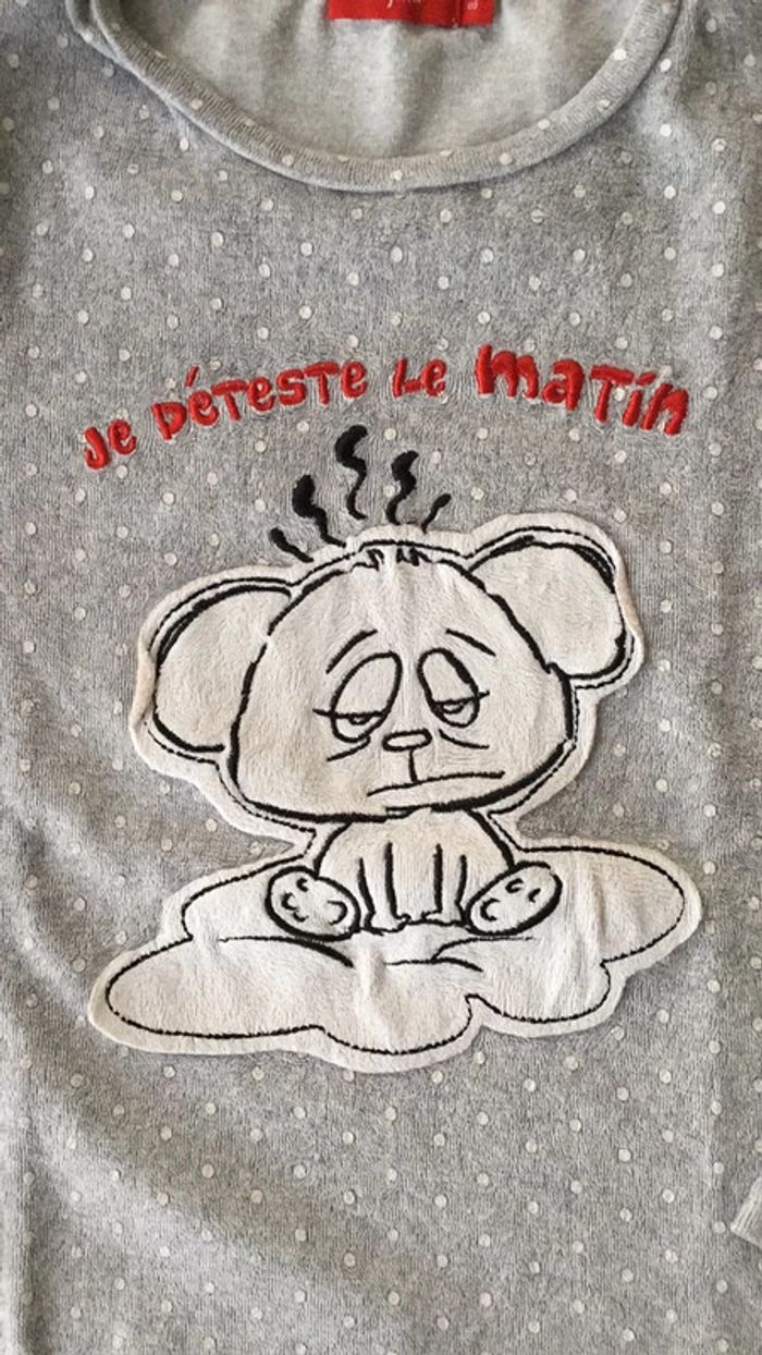 Pyjama 2 pièces souris 8 ans Tissaia - photo numéro 3