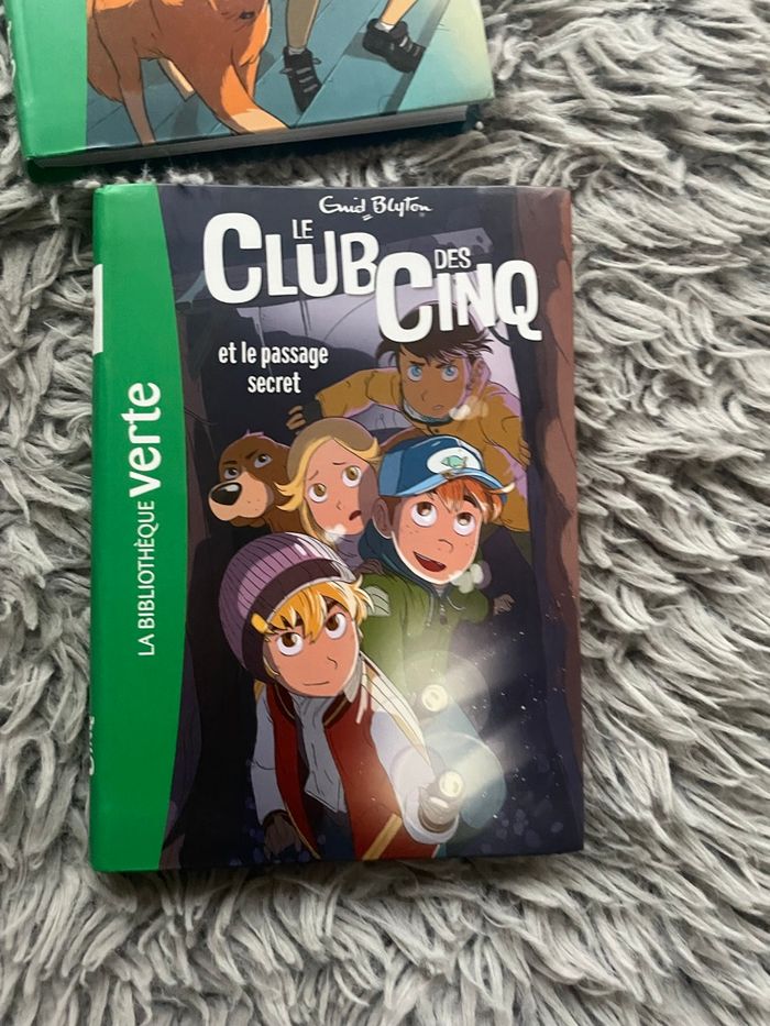 Lot de 2 livres le club des cinq - bibliothèque verte - photo numéro 3