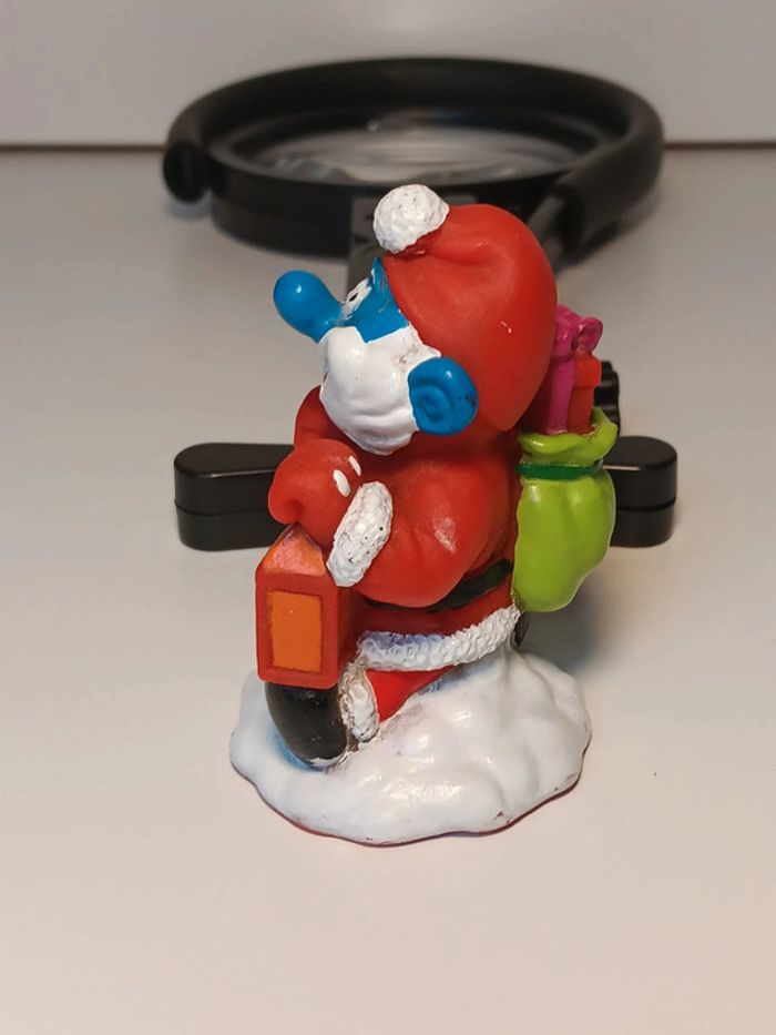 Figurine vintage 1997 Grand Schtroumpf Noël peyo Bip Holland - photo numéro 2