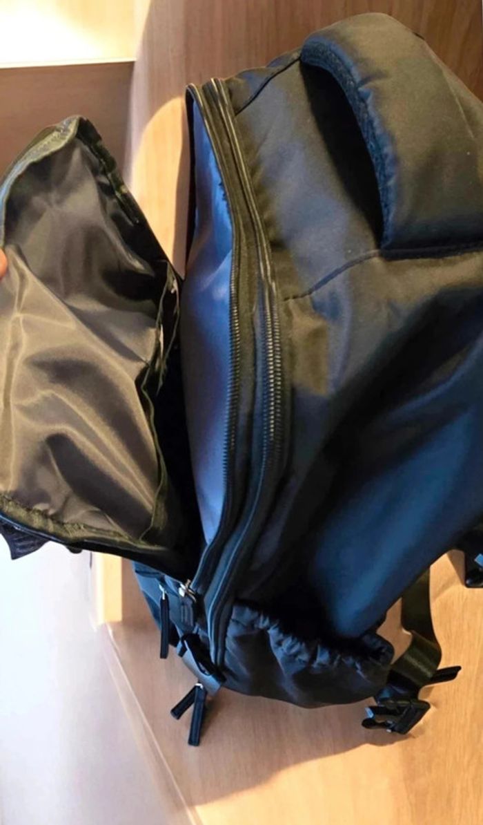 Sac à dos cabine compression 40×25×20 NEUF Compatible Ryanair/EasyJet - Bagage à main sous vide KAKI - photo numéro 5