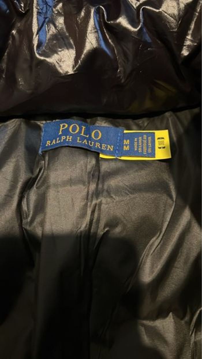 Doudoune Ralph Lauren neuf avec étiquette noir brillante taille M - photo numéro 4