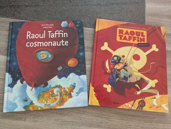 Lot de livres Raoul taffin cosmonaute et pirate