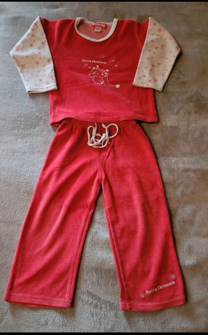 Pyjama de Noël "merry christmas" taille 2 ans orchestra - photo numéro 4