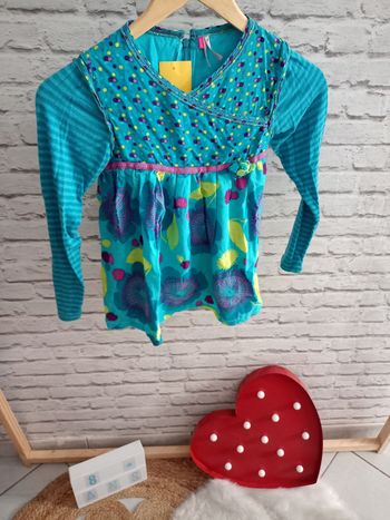 Blouse orchestra 8ans bleue