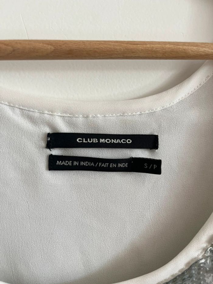 Robe à sequins argentés Club Monaco - photo numéro 2