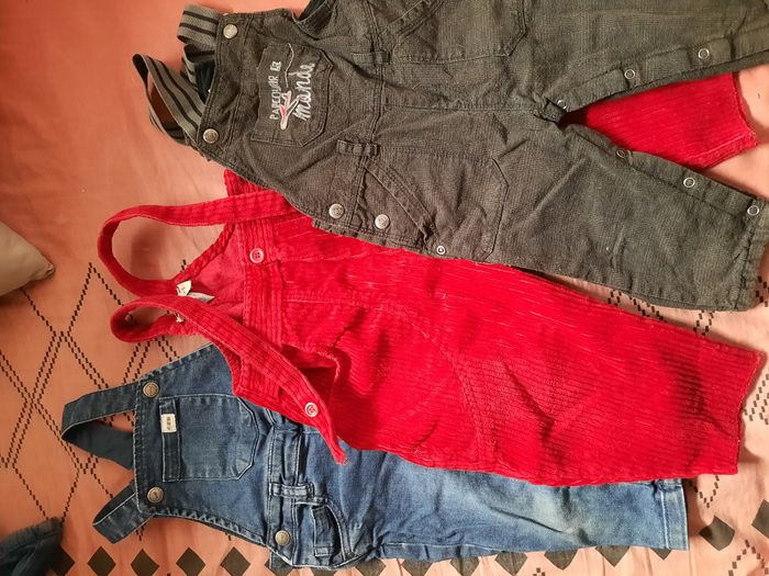 Lot salopettes 18mois