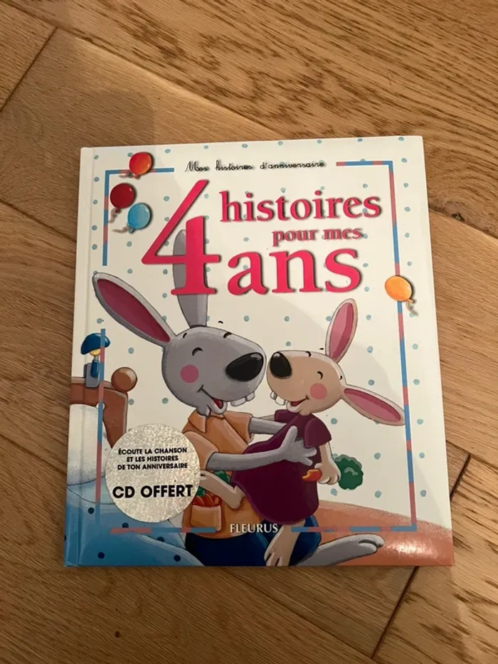 Livre histoires pour mes 4 ans