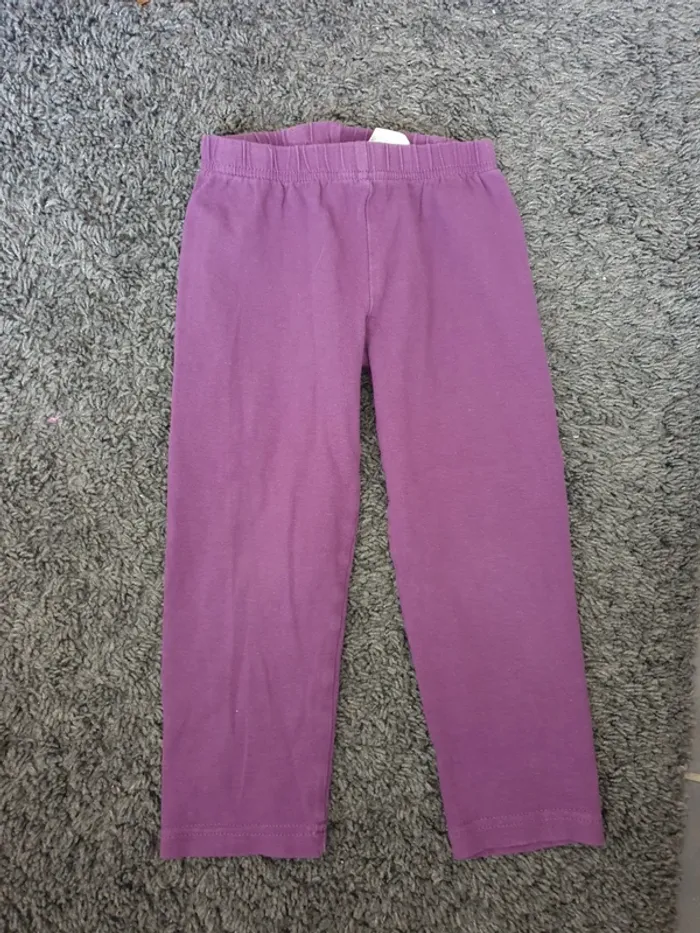Legging violet 3 ans