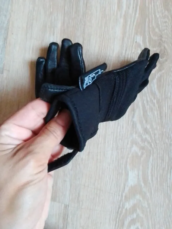 Gant de moto enfant mixte noir blh 6 ans - photo numéro 10