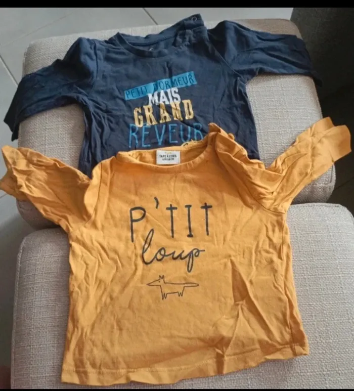 Lot t-shirts manches longues - photo numéro 5
