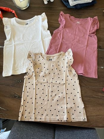 Lot 3 t-shirts fille H&M