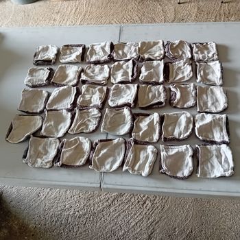 lot de 34 petits gants de toilette