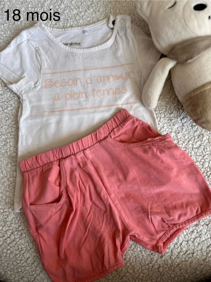 Ensemble fille 18 mois