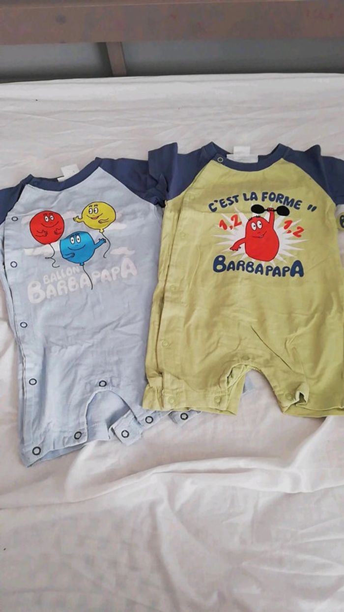 Lot de 2 barboteuse barbapapa 6 mois