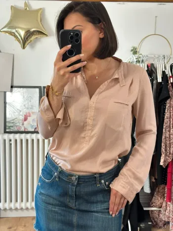 Blouse The Kooples rose pale taille 36