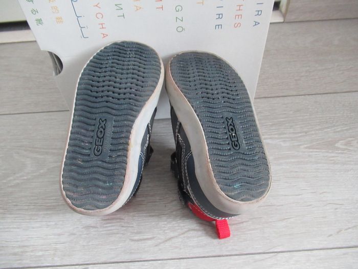Baskets garçon mid-cut à fermeture zip et scratch bleu marine Geox T 23 - photo numéro 6