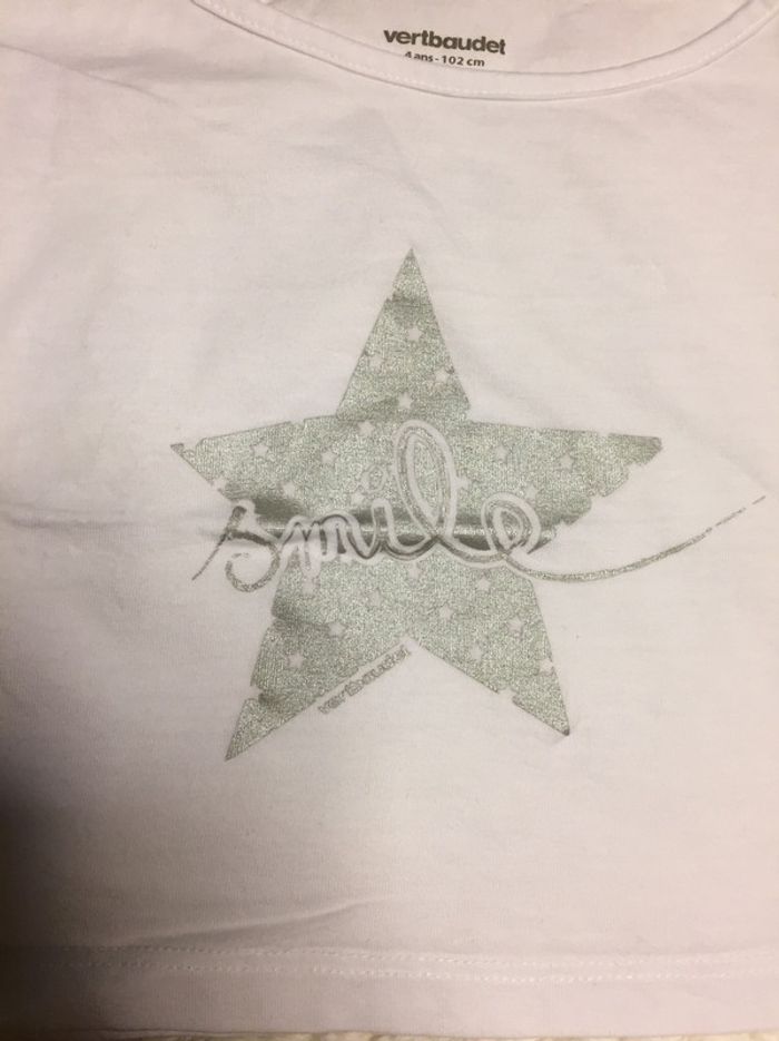 Tee shirt court étoile danseuse 4a - photo numéro 2
