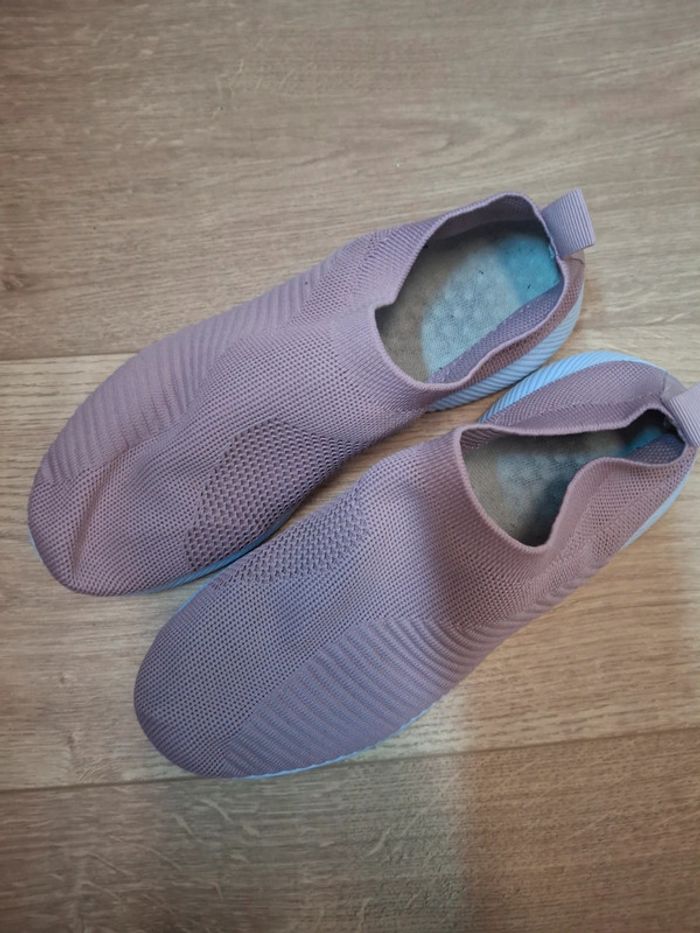 🌸 Baskets roses – Pointure 40 – Ultra comfy 🌸 - photo numéro 2