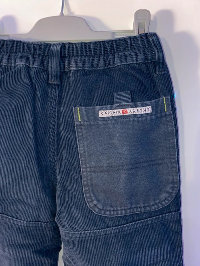 Pantalon en velours côtelé uni - photo numéro 7