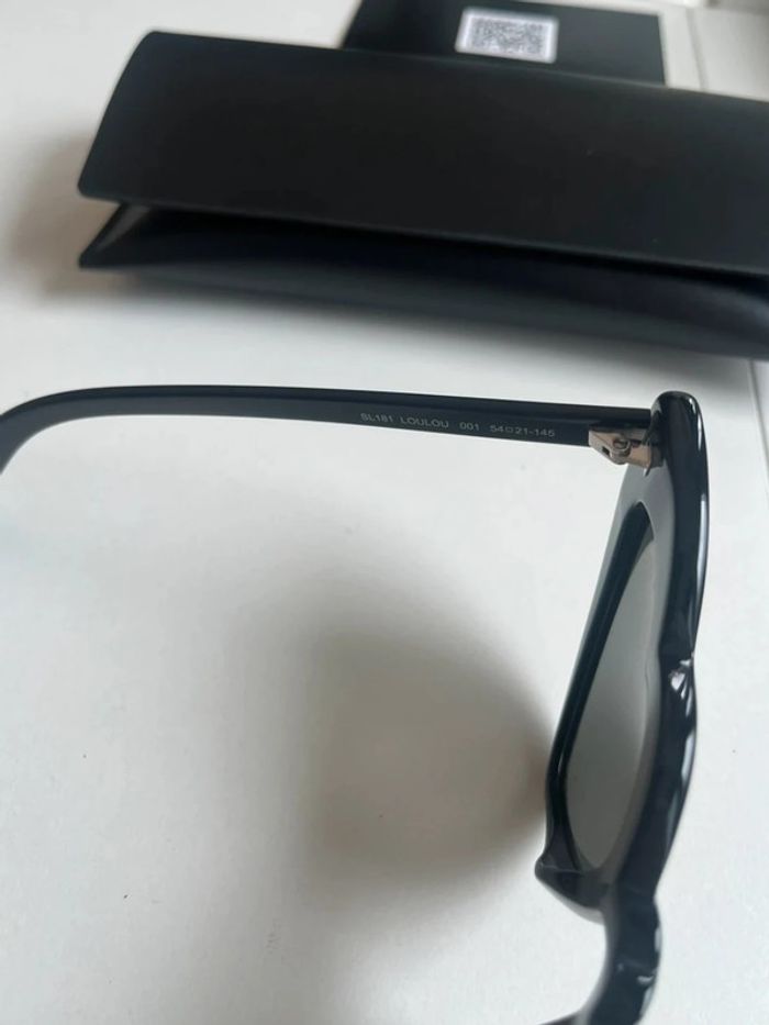 Saint Laurent Lunette Noir Loulou Made In Italy - photo numéro 4