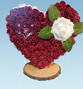 Coeur avec socle