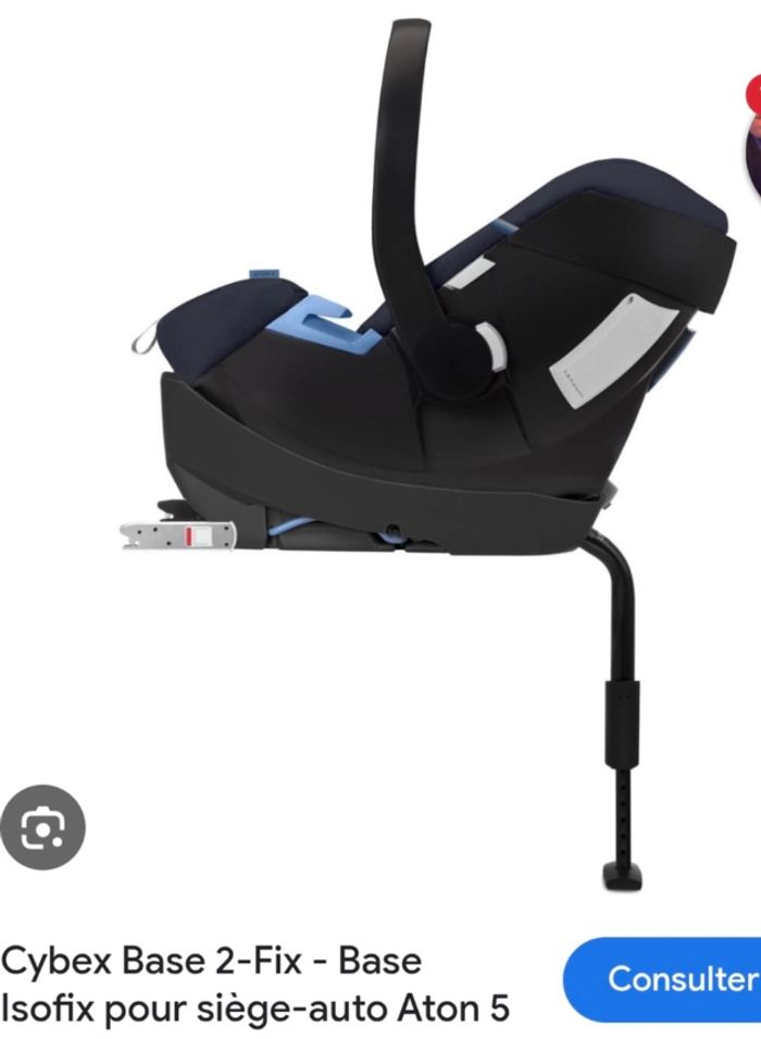 Base isofix et siège coque aton 5 cybex - photo numéro 3