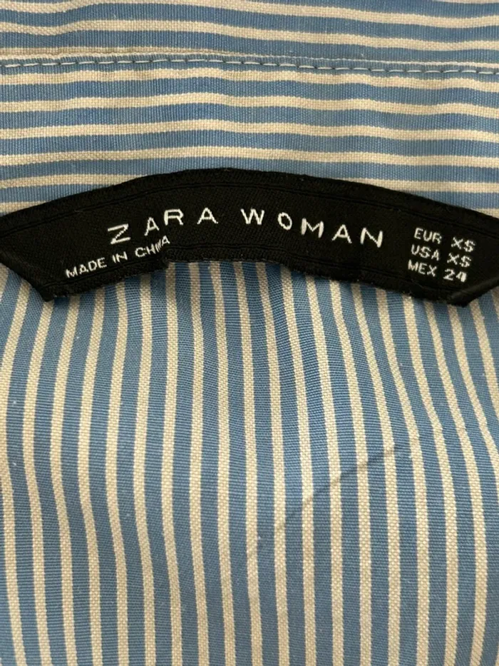 Chemise manches longues Zara taille 34 - photo numéro 4