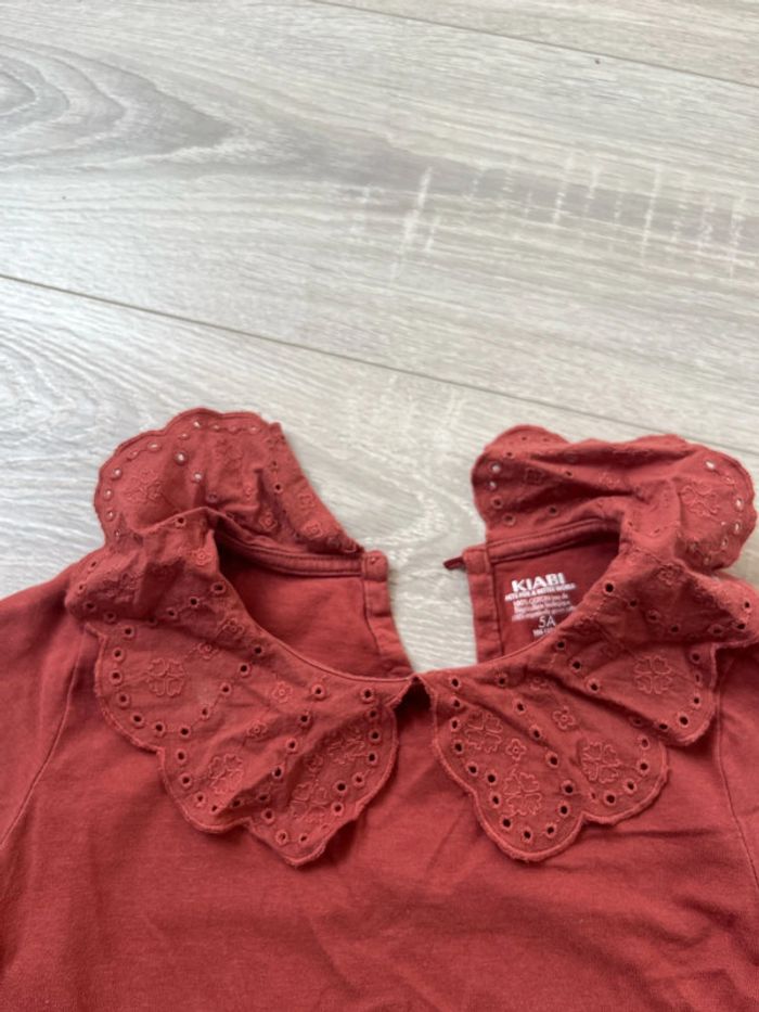 Lot 4 teeshirt manche longue 5 a 6 ans fille - photo numéro 9
